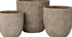 Intratuin bloempot Mani bruin D 44 H 43,5 cm