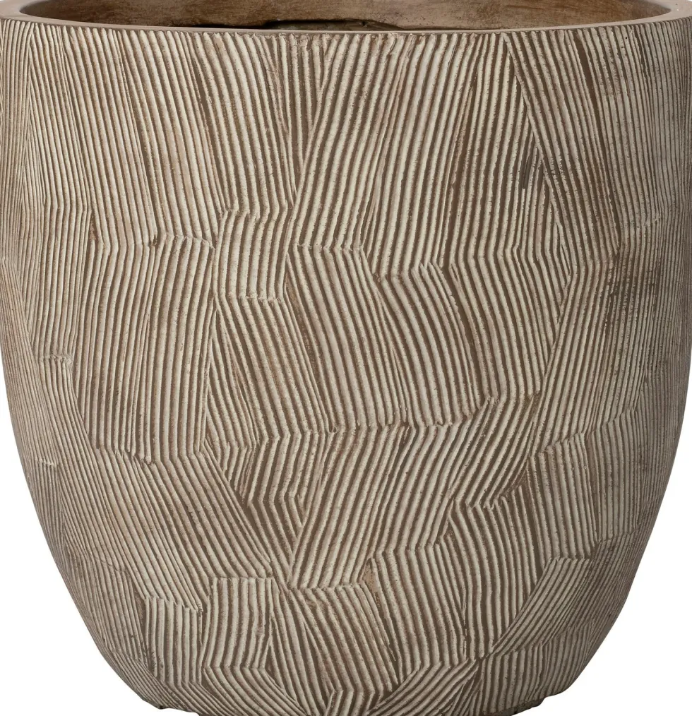 Intratuin bloempot Mani bruin D 37 H 36,5 cm