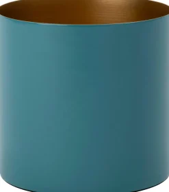 Intratuin bloempot Marley blauw D 17 H 17 cm