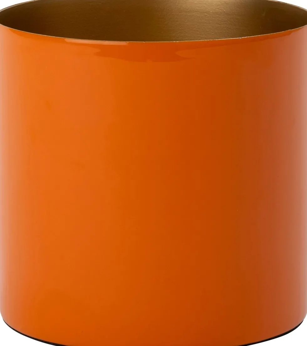 Intratuin bloempot Marley oranje D 15 H 15 cm