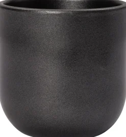 Intratuin bloempot Marlon zwart D 19 H 17 cm