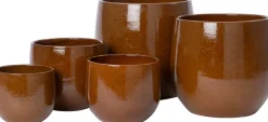 Intratuin bloempot Maura bruin D 19 H 17 cm