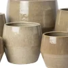 Intratuin bloempot Maure beige D 16 H 14 cm