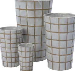 Intratuin bloempot Max wit D 11 H 17 cm