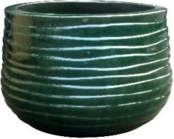Intratuin bloempot Meave groen D 20 H 17 cm