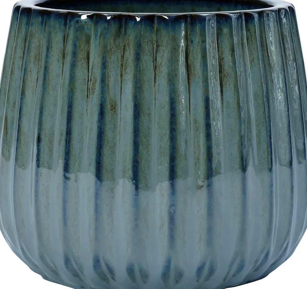 Intratuin bloempot Meloen groen D 28 H 23 cm
