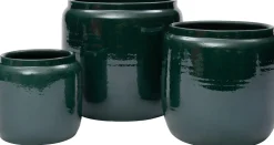 Intratuin bloempot Merel groen D 20 H 19 cm