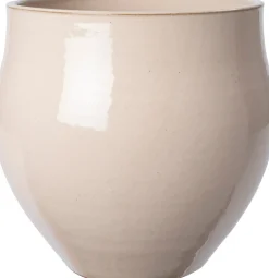 Intratuin bloempot Miek beige D 24 H 23 cm