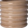 Intratuin bloempot Mika taupe D 19 H 17 cm
