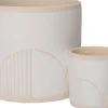 Intratuin bloempot Mik wit D 13,5 H 12,5 cm
