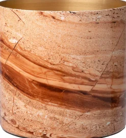 Intratuin bloempot Mils beige D 17 H 17 cm