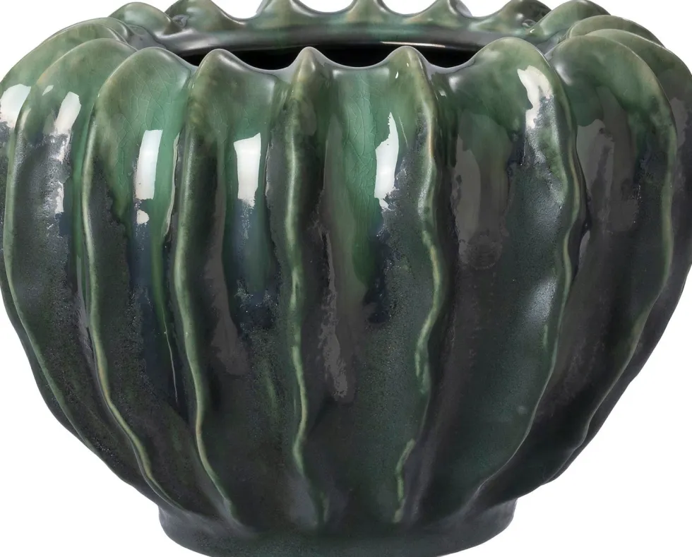 Intratuin bloempot Minir groen D 32,4 H 26,7 cm