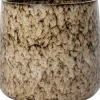 Intratuin bloempot Miro bruin / crème D 34 H 32 cm