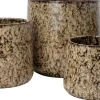 Intratuin bloempot Miro bruin / crème D 21 H 19 cm