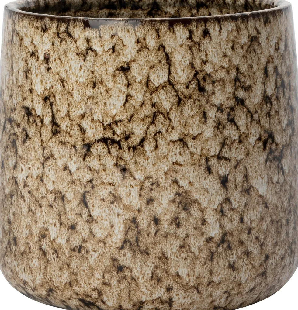 Intratuin bloempot Miro bruin / crème D 29 H 27 cm