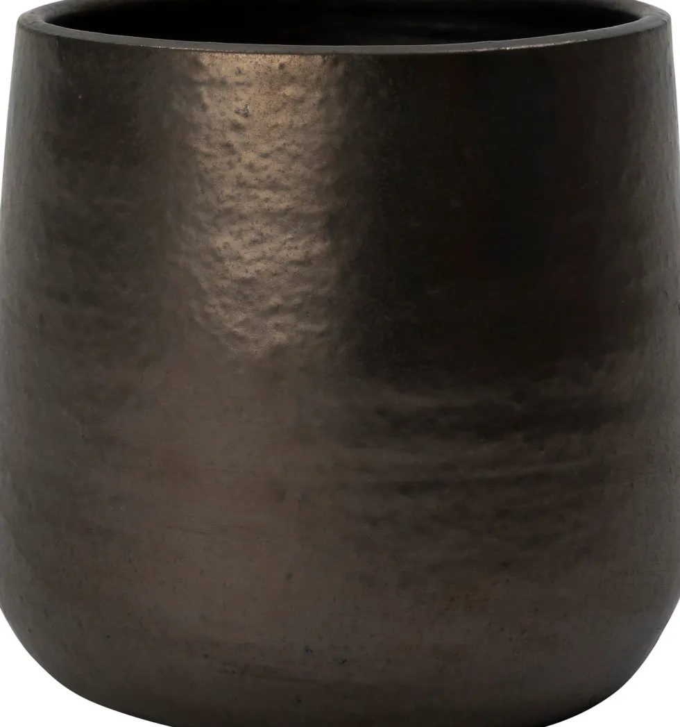 Intratuin bloempot Momo koper / bruin D 29 H 27 cm