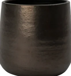 Intratuin bloempot Momo koper / bruin D 18 H 16 cm