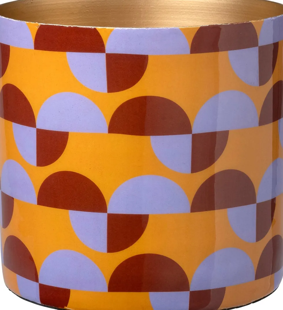 Intratuin bloempot Movi geel D 17 H 17 cm
