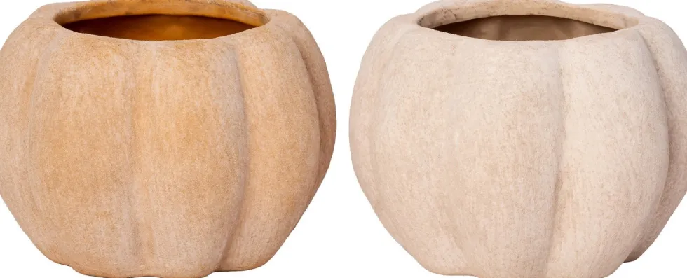 Intratuin bloempot Nature's Harvest beige D 17 H 12 cm