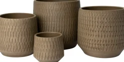 Intratuin bloempot Niamh bruin D 16 H 14 cm