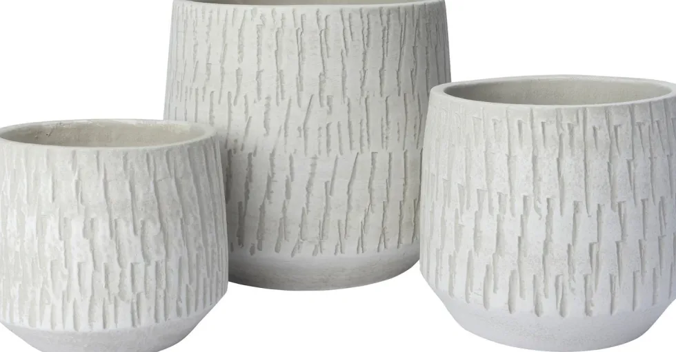 Intratuin bloempot Niamh crème D 16 H 14 cm