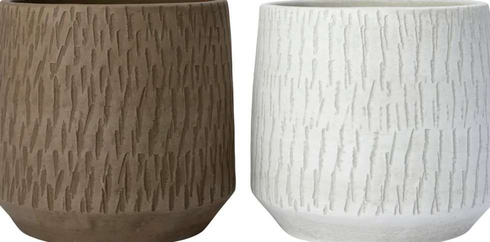 Intratuin bloempot Niamh crème D 16 H 14 cm