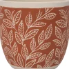 Intratuin bloempot Nikki oranje D 7 H 6,5 cm