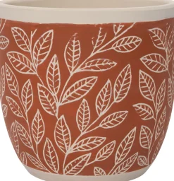 Intratuin bloempot Nikki oranje D 7 H 6,5 cm