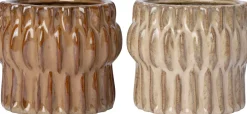 Intratuin bloempot Nisa beige D 13,3 H 11 cm