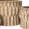 Intratuin bloempot Nisa beige D 8 H 7 cm