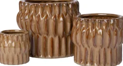 Intratuin bloempot Nisa bruin D 17,7 H 13,8 cm