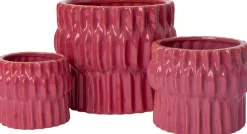 Intratuin bloempot Nisa roze D 17,7 H 13,8 cm