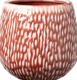 Intratuin bloempot Norea rood D 24 H 21 cm