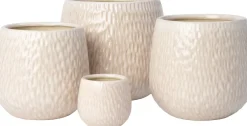 Intratuin bloempot Norea wit D 20 H 18,5 cm