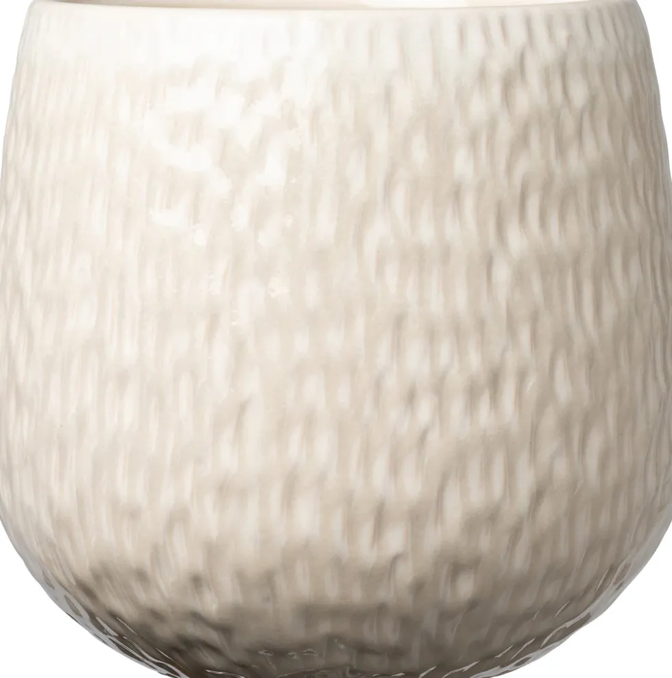Intratuin bloempot Norea wit D 20 H 18,5 cm