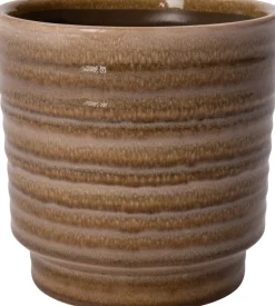 Intratuin bloempot Noud bruin D 8 H 8 cm