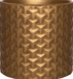 Intratuin bloempot Nova goud D 13,5 H 12,5 cm