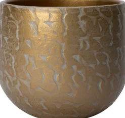 Intratuin bloempot Noy goud D 22 H 19 cm