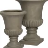Intratuin bloempot op poot antraciet D 34 H 46 cm