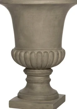 Intratuin bloempot op poot antraciet D 45 H 60 cm