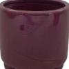 Intratuin bloempot op poten Eloi paars D 17 H 16,5 cm