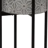 Intratuin bloempot op poten grijs D 23,5 H 53 cm