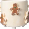 Intratuin bloempot op poten Jiya koekman crème D 13 H 11 cm