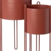 Intratuin bloempot op poten Julio terracotta D 18 H 40 cm