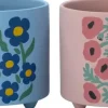Intratuin bloempot op poten Rosie geel D 13,5 H 13,5 cm