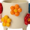 Intratuin bloempot op poten Teddie beige D 13,5 H 14,5 cm