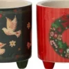 Intratuin bloempot op poten Yule groen D 7,3 H 7,7 cm