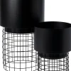 Intratuin bloempot op standaard Aafje zwart D 30 H 53 cm