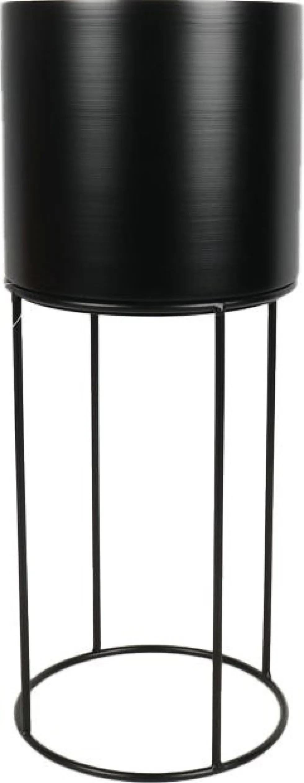 Intratuin bloempot op standaard Zeel zwart D 20 H 50 cm