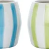 Intratuin bloempot op voet Adora wit / donker roze D 8,8 H 6,5 cm